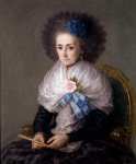 Портрет Марии-Антуанеты Гонзага маркизы вдовы Виллафранка